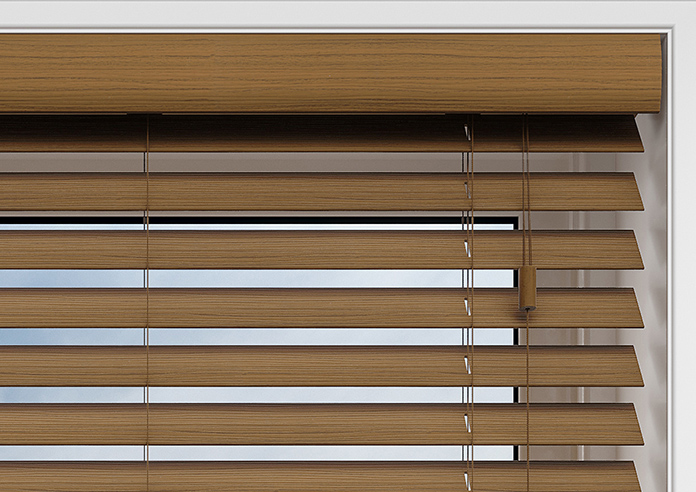 Ecowood, Honey Teak Fine Grain - Twist&Fit Venetian Blind - Image 9